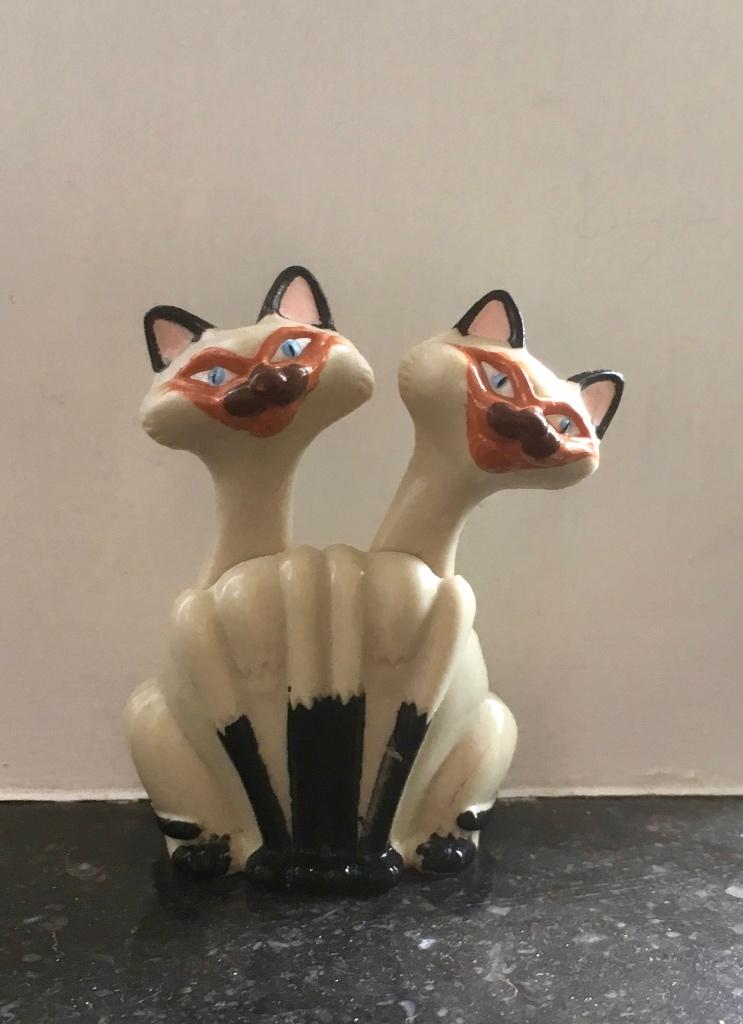 Disney Siamese katten Si & Am, vintage McDonalds gadget, Ophalen of Verzenden, Overige figuren, Zo goed als nieuw, Beeldje of Figuurtje