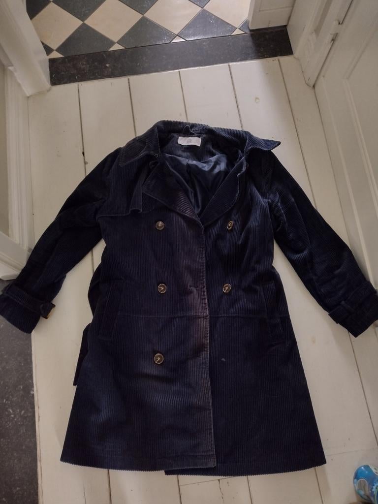 Jas in ribfluweel,blauw maat 40, Ophalen of Verzenden, Maat 38/40 (M), Blauw