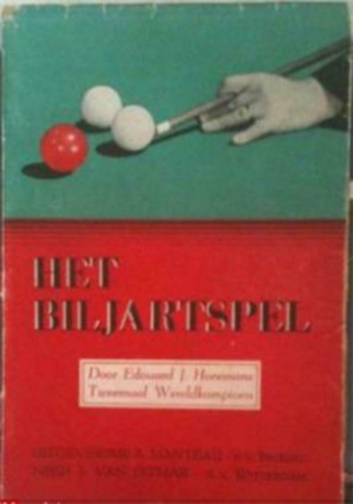 Het biljartspel, Edouard J.Horemans, Ophalen of Verzenden, Balsport