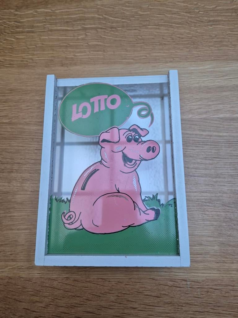 Vintage 'spaarpot' Lotto, Ophalen of Verzenden, Zo goed als nieuw