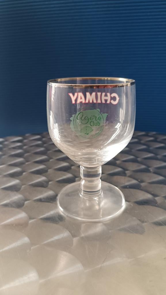 Verre Chimay 18cl Agora club la Thiérache, Enlèvement ou Envoi, Comme neuf