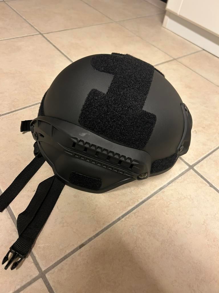 Casque d'airsoft tactique noir, Enlèvement ou Envoi, Comme neuf