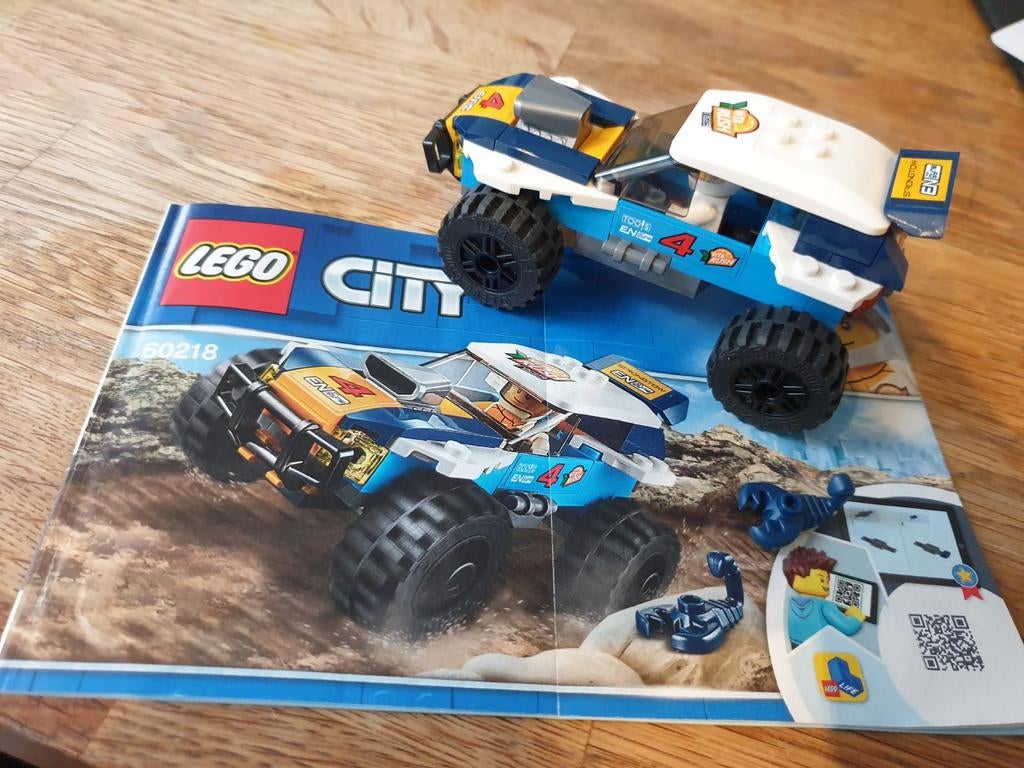 Woestijn rallywagen lego city 60218, Ophalen, Lego