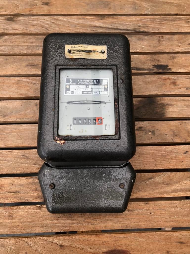 Electriciteitsmeter, Ophalen, Gebruikt