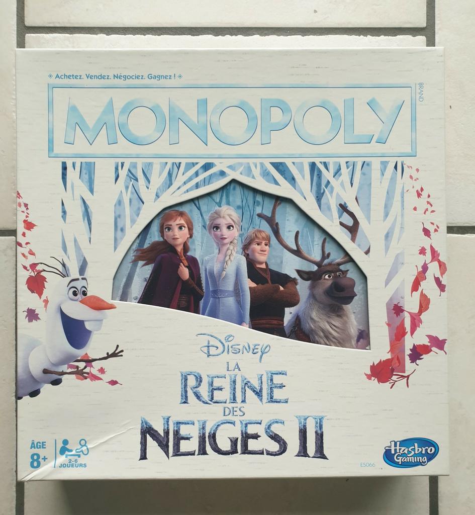 Monopoly Reine des Neiges, Enlèvement ou Envoi, Utilisé