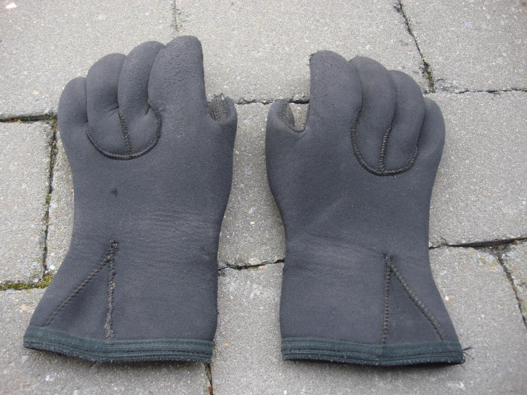 Merkloze handschoenen maat XL, Ophalen of Verzenden, Gebruikt, Duikpak