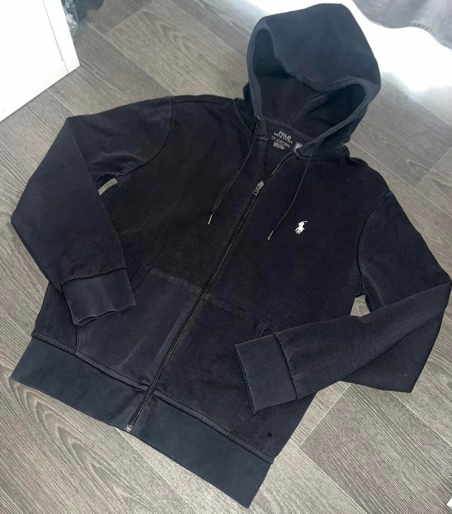 Zwarte Ralph Lauren sweater met rits, Vêtements | Hommes, Pulls & Vestes, Comme neuf, Taille 46 (S) ou plus petite, Noir, Enlèvement ou Envoi
