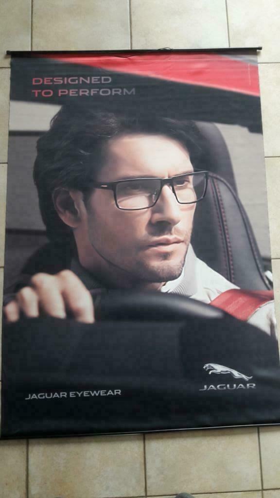 Drapeau publicitaire Jaguar (125 x 84 cm), Collections, Enlèvement ou Envoi, Comme neuf, Voitures