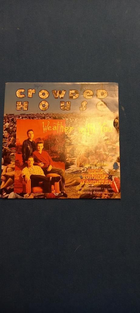 Vinyl met hoes Crowded house, Cd's en Dvd's, Ophalen of Verzenden, Zo goed als nieuw