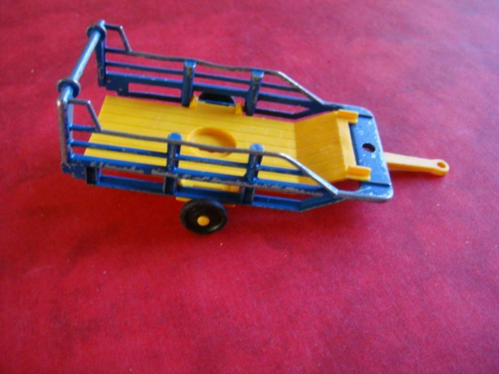 Remorque jaune/ bleu. Marque: "Britains LTD Vintage"., Enlèvement ou Envoi, Utilisé