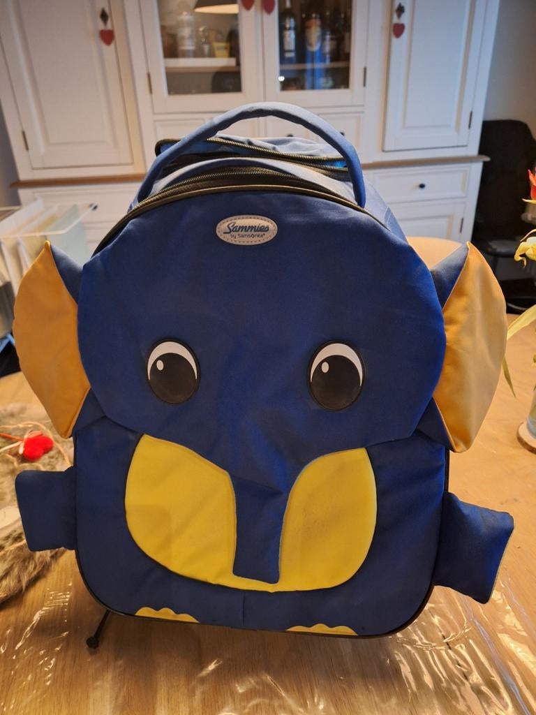 Leuke trolly voor kinderen Olifantje SAMSONITE, Handtassen en Accessoires, Koffers, Ophalen, Wieltjes, Minder dan 50 cm, Zo goed als nieuw