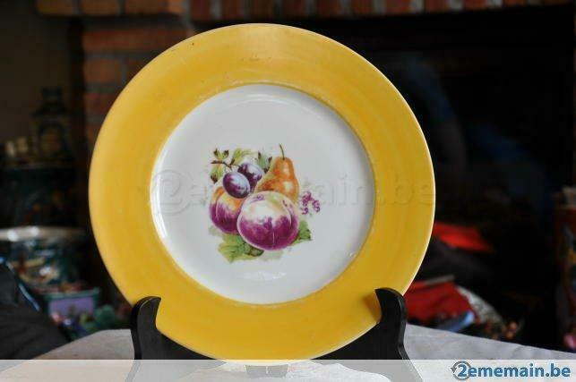 assiette limoges aus fruits, Ophalen of Verzenden