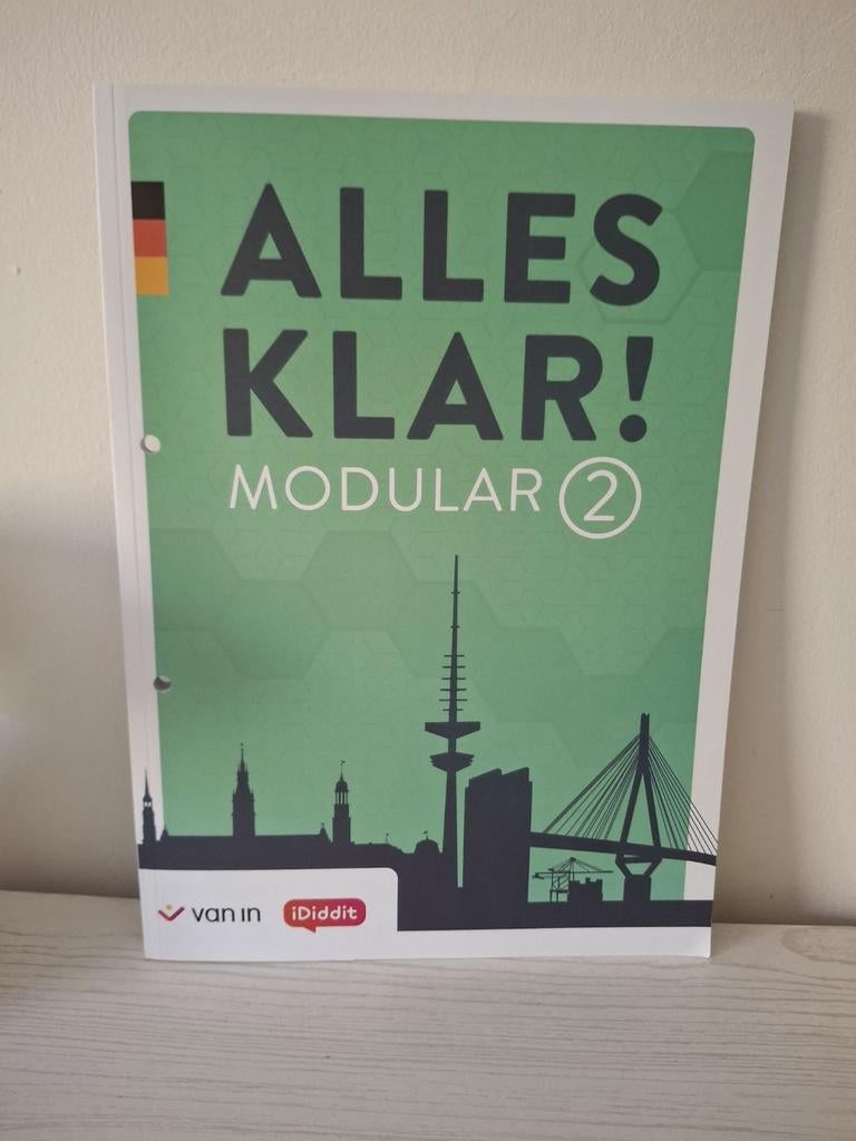 Duits boek: alles klar modular 2 nooit in geschreven, Livres, Livres scolaires, Enlèvement, Neuf, Allemand, Van In