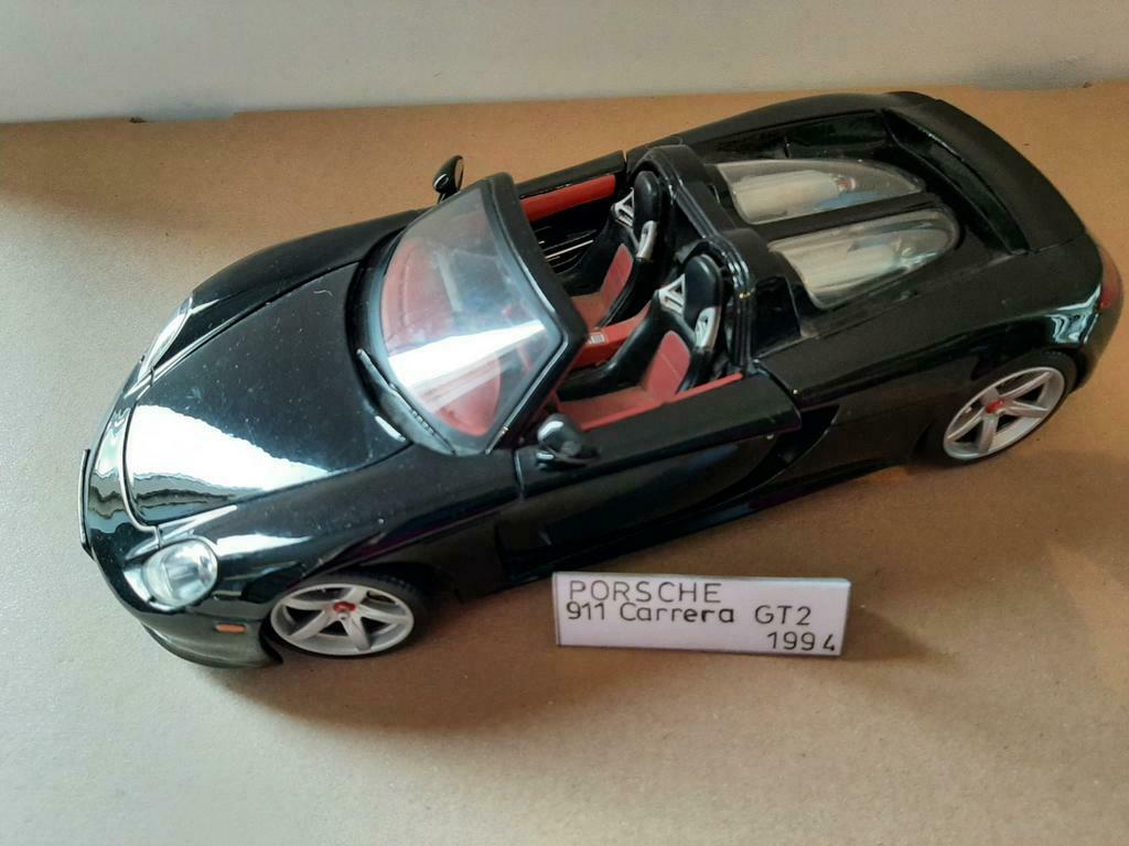Porsche 911 Carrera GT2 1/18 1994 Motor Max sans boite, Hobby & Loisirs créatifs, Voitures miniatures | 1:18, Enlèvement ou Envoi