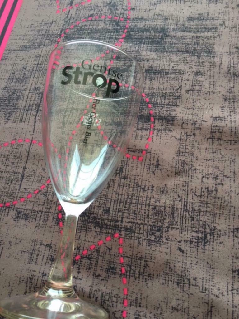 Bierglas Gentse Strop, Verzamelen, Ophalen of Verzenden, Zo goed als nieuw, Glas of Glazen
