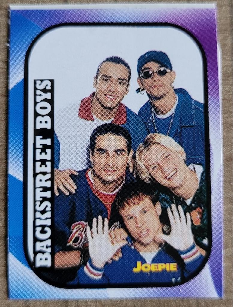 Mini-sticker: Backstreet Boys (Joepie), Ophalen of Verzenden, Zo goed als nieuw, Overige typen