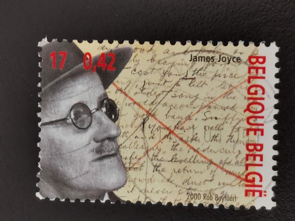 Belgie 2000 - James Joyce, Ophalen of Verzenden, Gestempeld