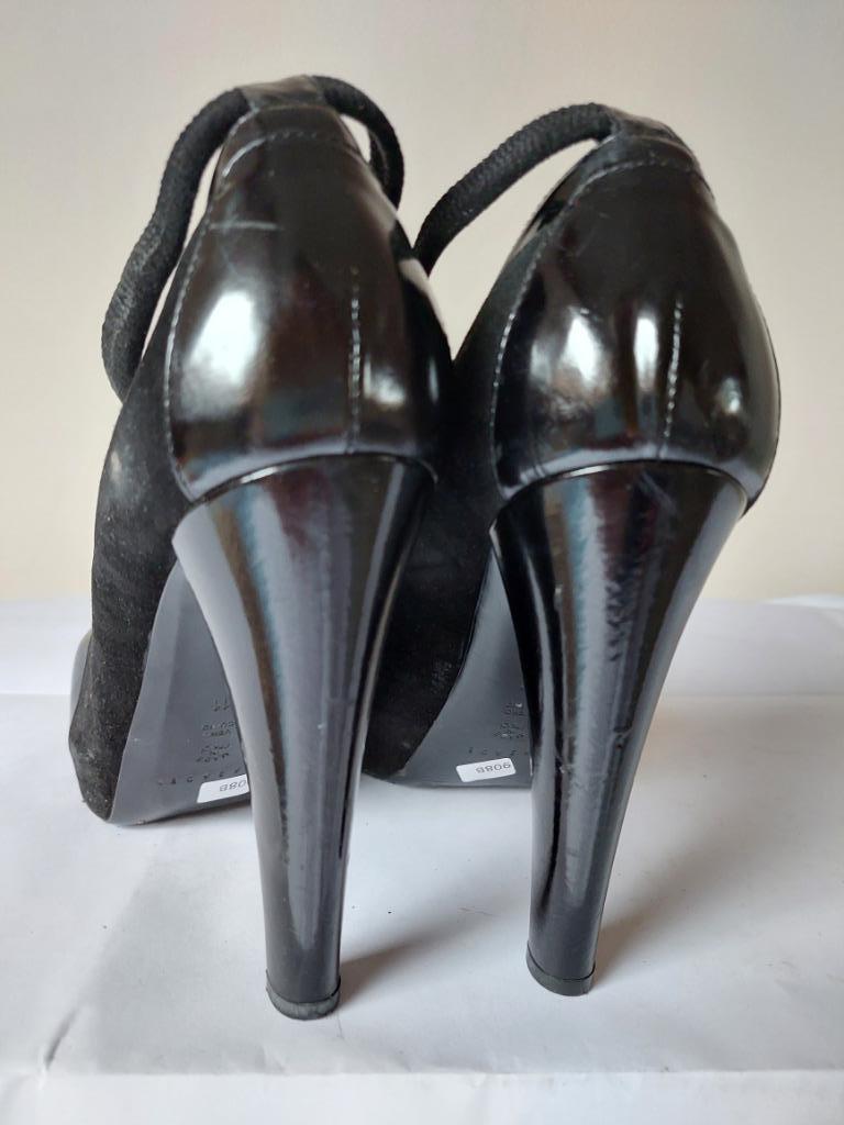 908B* Casadei - sexy zwarte volleren hoge hakken 41, Pumps, Verzenden, Zwart, Gedragen