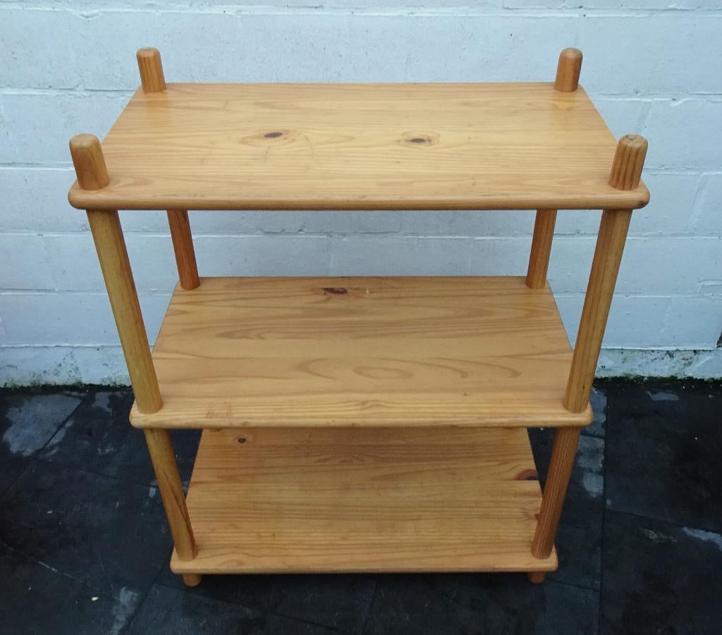 VINTAGE GRENEN NEDERLANDS DESIGN STOKKENKAST REK DE BOER, Ophalen