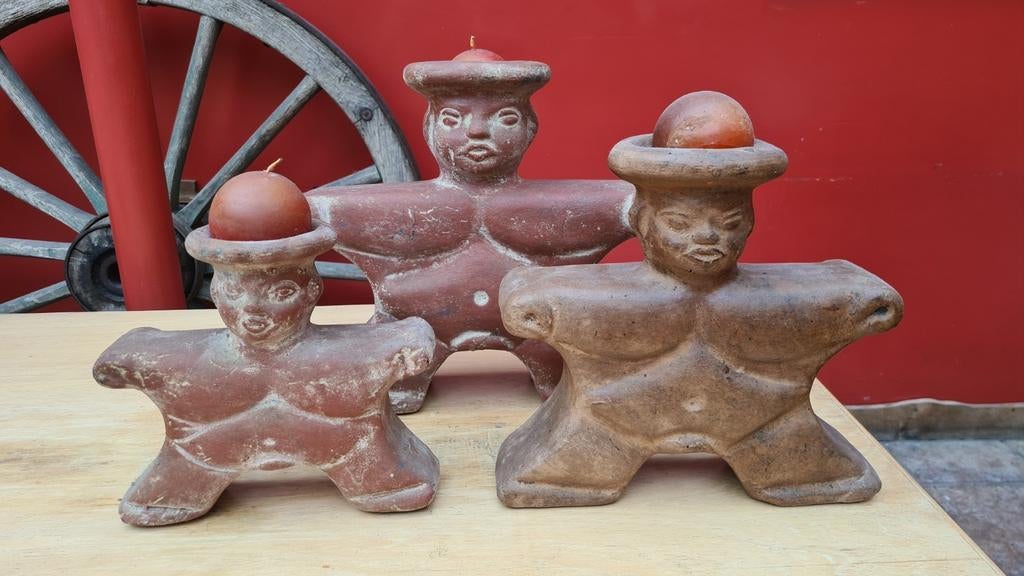 3 heel mooie Mexicaanse beelden., Ophalen of Verzenden