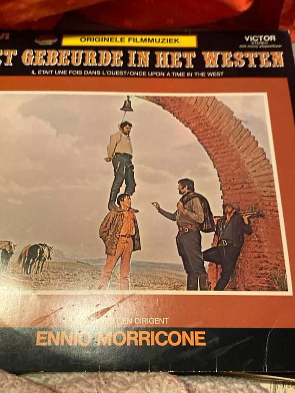 LP PERFECT STAAT ONCE UPON TIME IN THE WEST ENNIO MORRICONE, Ophalen of Verzenden, Zo goed als nieuw