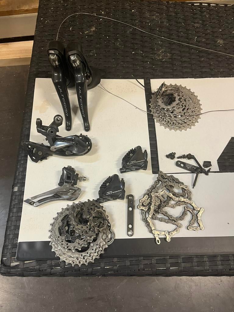 11 speed groepset mechanisch, Enlèvement, Utilisé