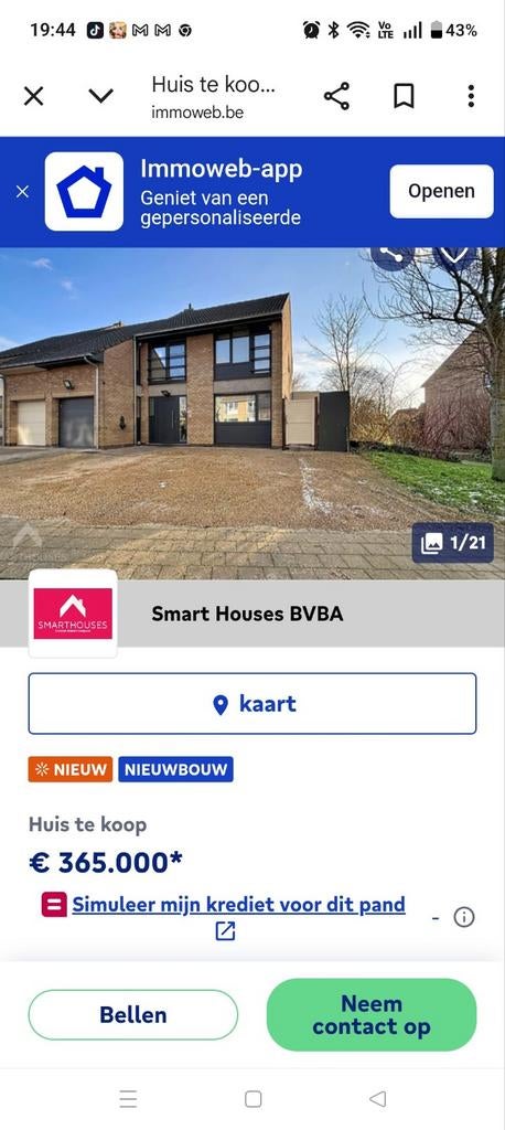 Te koop in zillebeke gezinswoning, Immo