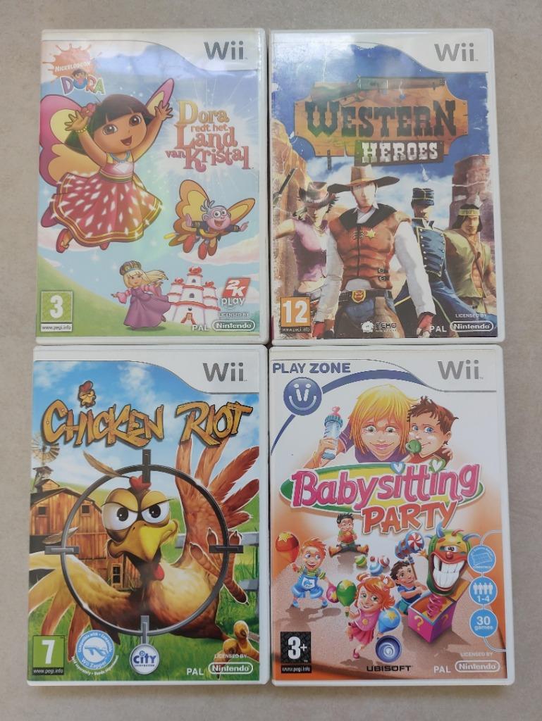 Wii spelletjes, Ophalen, Gebruikt, Vanaf 3 jaar