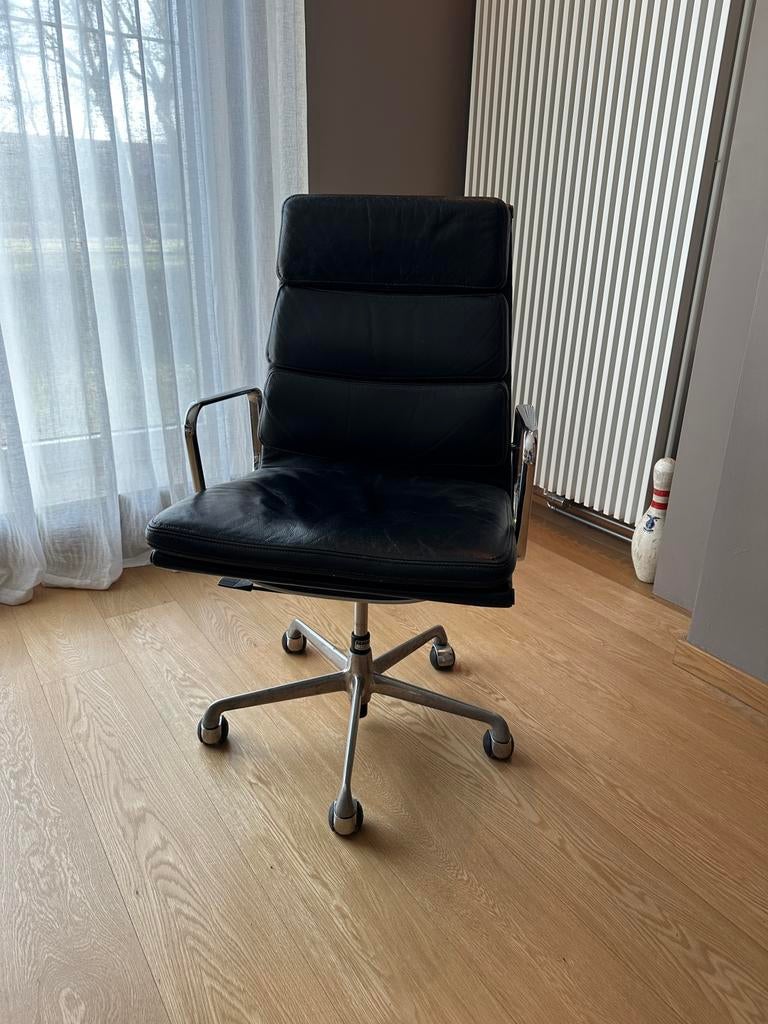 Eames Soft Pad - Vintage, Huis en Inrichting, Ophalen, Gebruikt, Zwart, Bureaustoel
