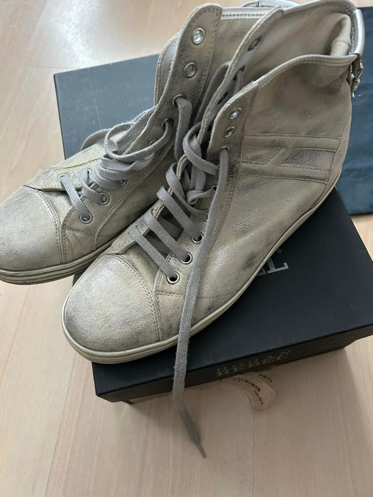 Hogan maat 38,5, Kleding | Dames, Ophalen of Verzenden, Hogan, Sneakers, Grijs