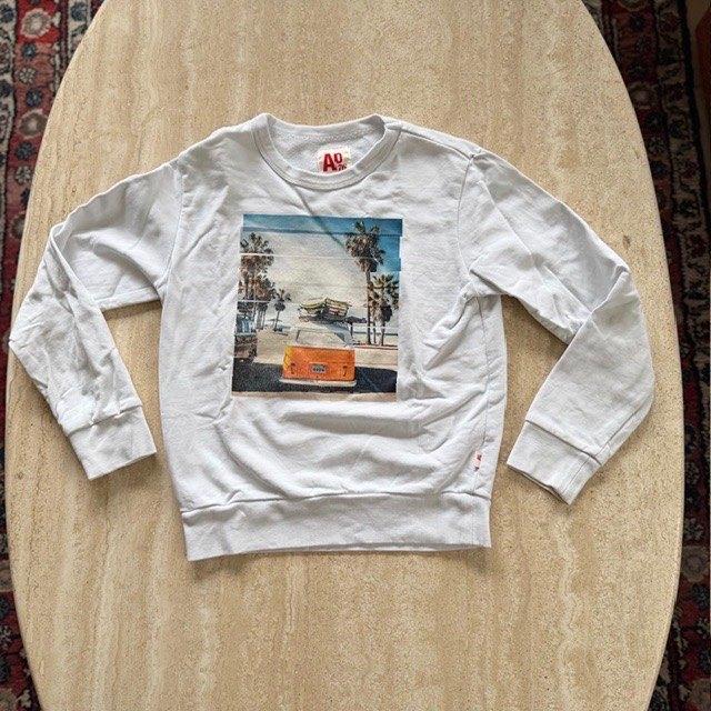Witte pull AO76 - maat 140 (nr4856), Trui of Vest, AO76 American Outfitters, Ophalen of Verzenden, Zo goed als nieuw