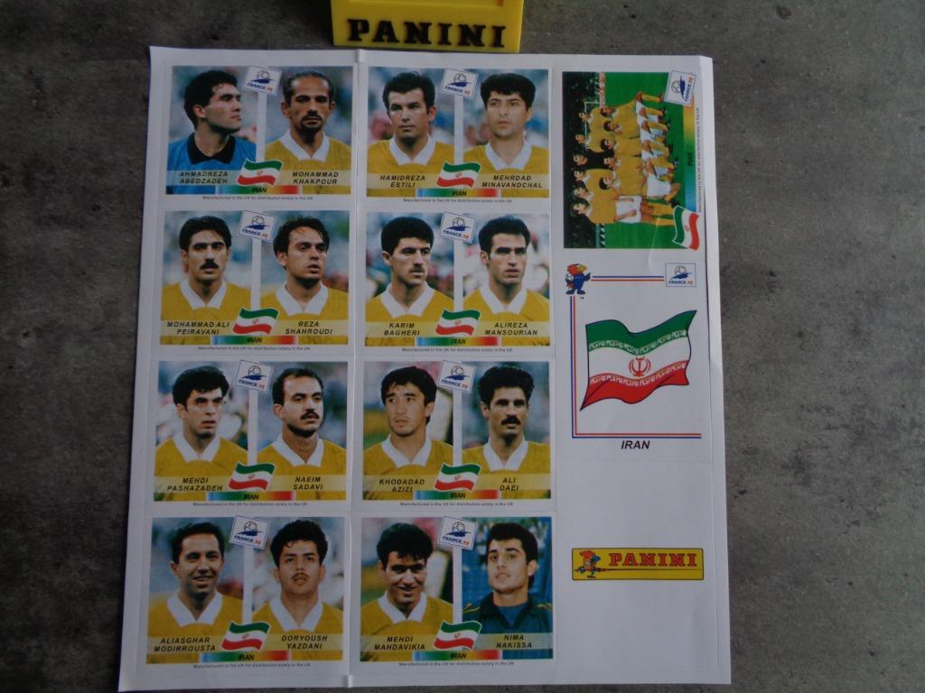 ENSEMBLE DE JOUEURS ET D'INSIGNES DE LA COUPE DU MONDE PANIN, Hobby & Loisirs créatifs, Autocollants & Images, Envoi, Neuf
