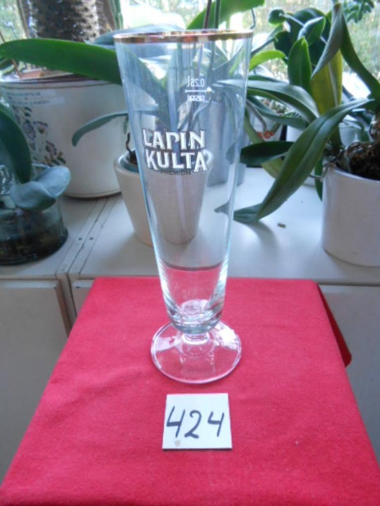 verre de Lapin Kulta, Enlèvement ou Envoi, Utilisé, Verre à bière