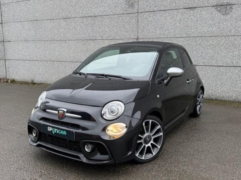 Abarth 595C *GPS*AC*LEDER* 1.4 Benz 163 pk, Auto's, 4 zetels, Zwart, Cabriolet, Zwart