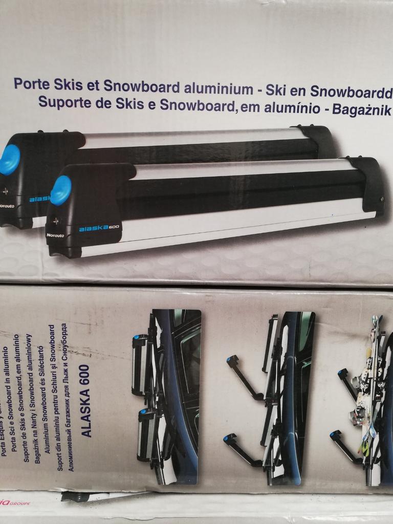 Skihouders Alaska 600 uitschuifbaar 6 paar ski's 4 snowboard, Auto diversen, Dakdragers, Nieuw, Ophalen of Verzenden