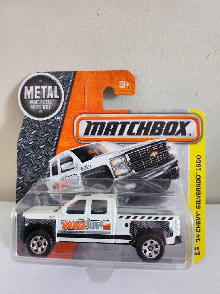 Matchbox Chevy Silverado 1500 '14 (2016) Wazup, Ophalen of Verzenden, Nieuw