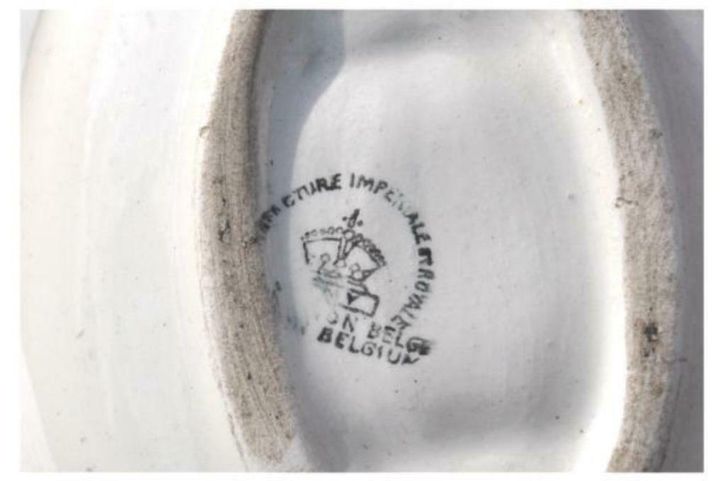 boite a savon faience art deco nimy, Enlèvement ou Envoi