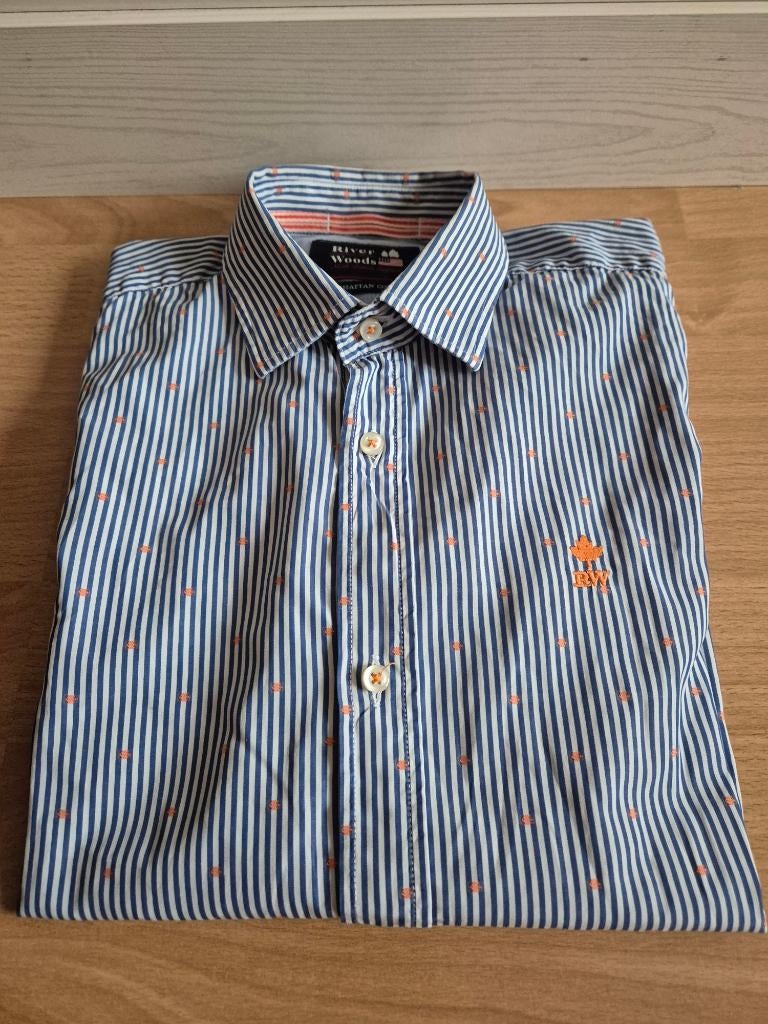 Hemd maat 12 jaar River Woods nieuwstaat, Kinderen en Baby's, Kinderkleding | Maat 152, Overhemd of Blouse, Ophalen of Verzenden