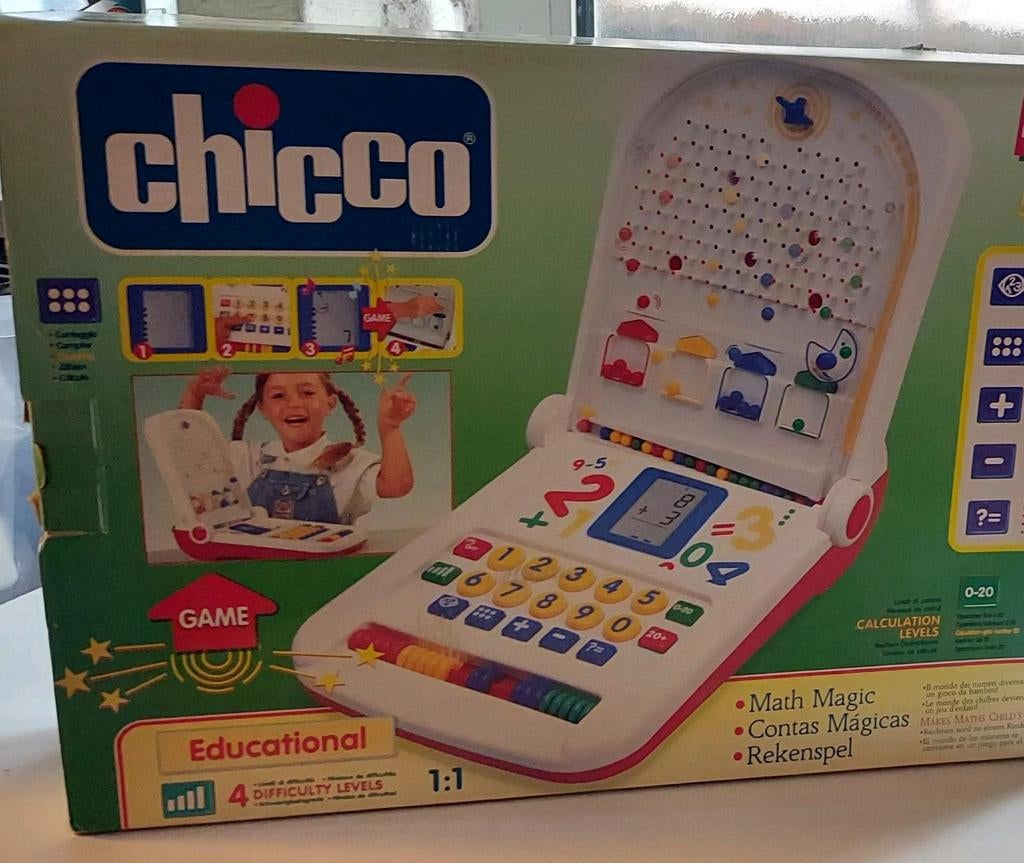 Jeu éducatif Vintage - Chicco Math Magic (4-7 ans), Enlèvement ou Envoi