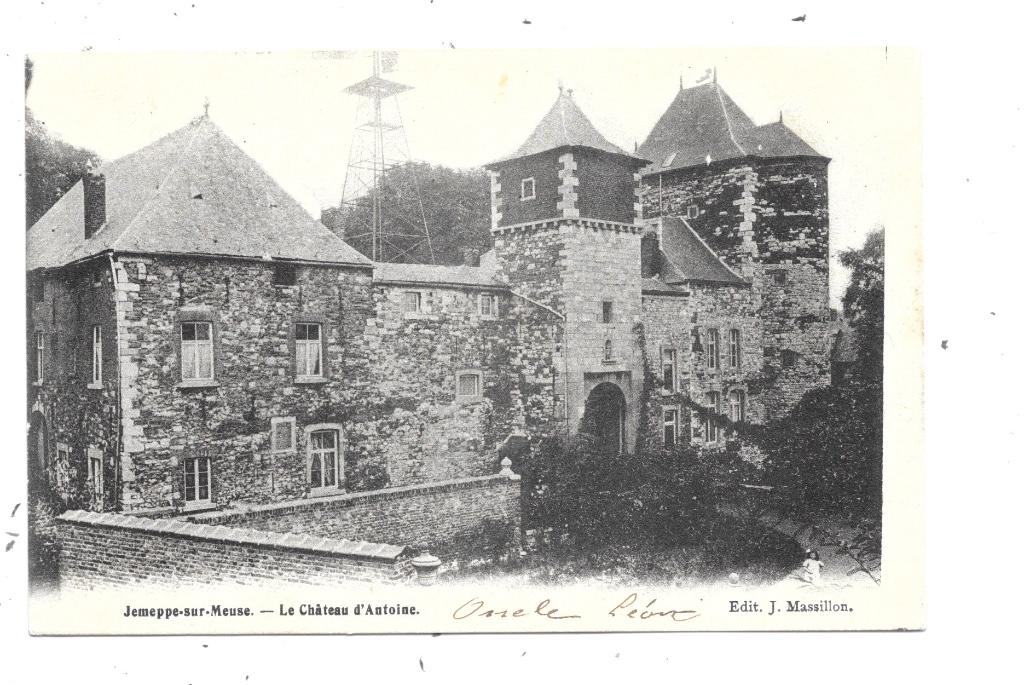 Jemeppe-sur-Meuse NA19: Le Château d'Antoine 1904, Envoi, Avant 1920, Affranchie, Liège