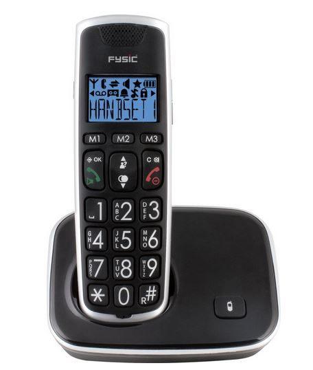 Fysic seniorentelefoon met grote toetsen en luidspreker, Ophalen of Verzenden, Zo goed als nieuw, 1 handset