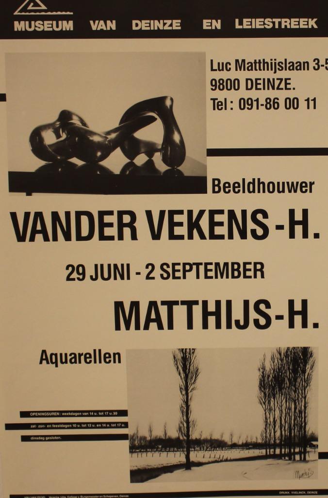 Hugo Van der Vekens  MATTHIJS - H. affiche, Verzamelen, Posters, Ophalen of Verzenden