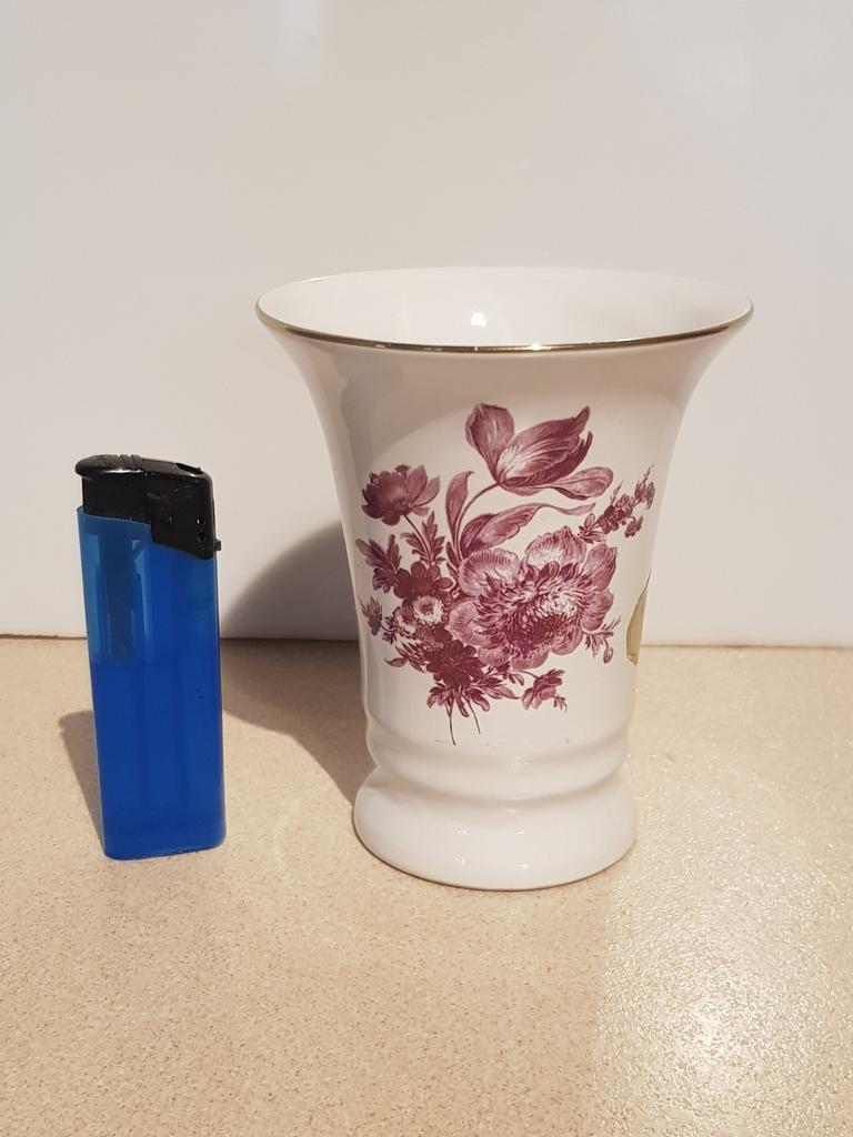Porcelaine de Bruxelles vaasje lepelhouder, Antiek en Kunst, Ophalen of Verzenden