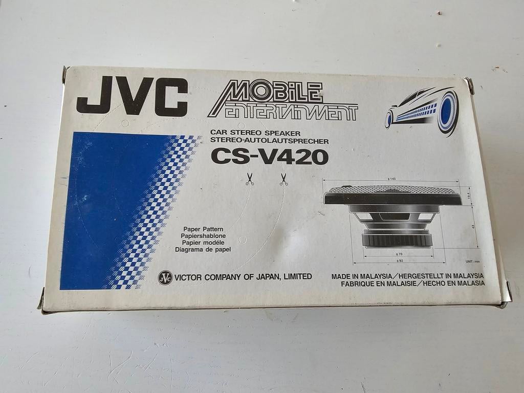JVC CS-V420 auto-luidspreker. vintage, Enlèvement ou Envoi