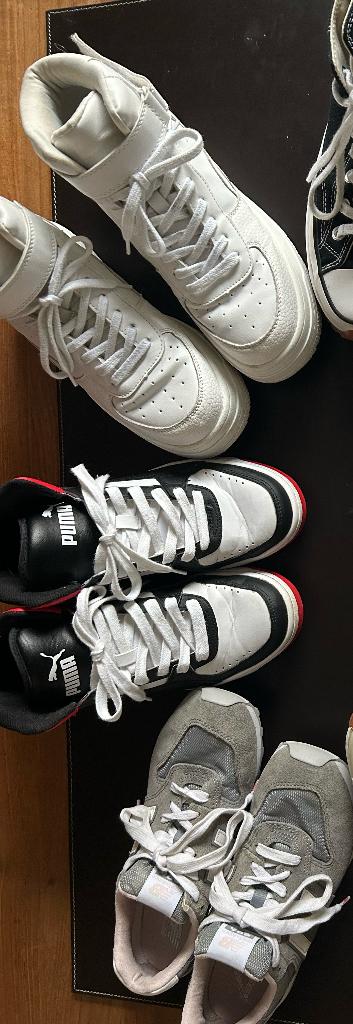Lot de 3 paires de baskets Puma, New Balance, Bershka P 38, Enlèvement, Utilisé