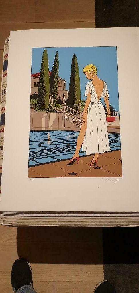 Sérigraphie Jessica Blendi - Jean Dufaux Renaud, Collections, Enlèvement ou Envoi, Comme neuf