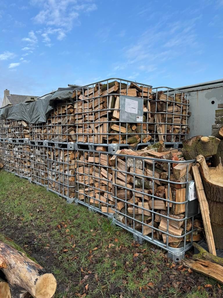 Haardhout brandhout eiken, Jardin & Terrasse, 6 m³ ou plus, Enlèvement, Chêne, Bûches