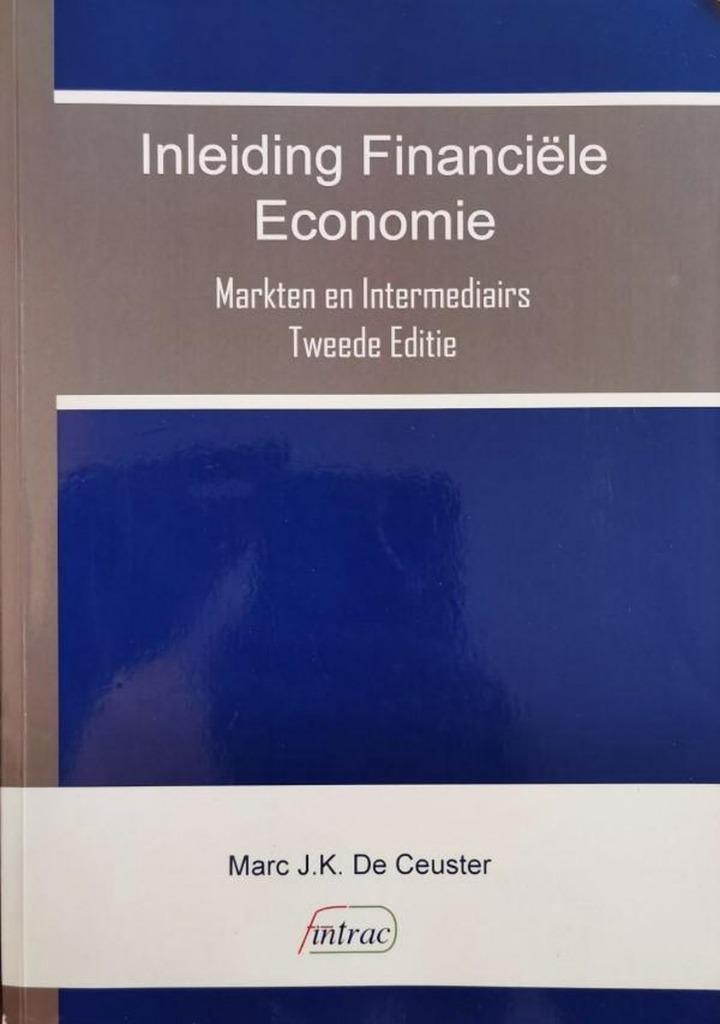 Handboek Inleiding Financiële Economie, Enlèvement ou Envoi, Neuf, Enseignement supérieur, Intrac