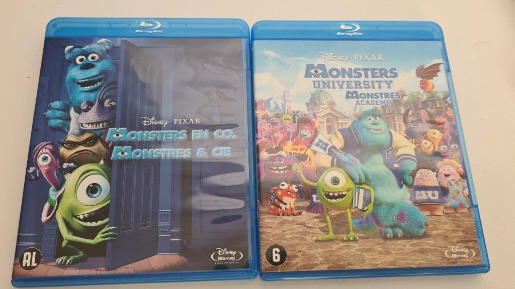 Monsters Inc en Monsters University, Ophalen of Verzenden, Zo goed als nieuw