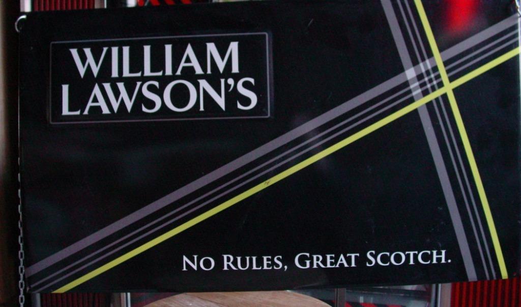 WILLIAM LAWSON S REKLAME -METAAL-, Collections, Enlèvement ou Envoi